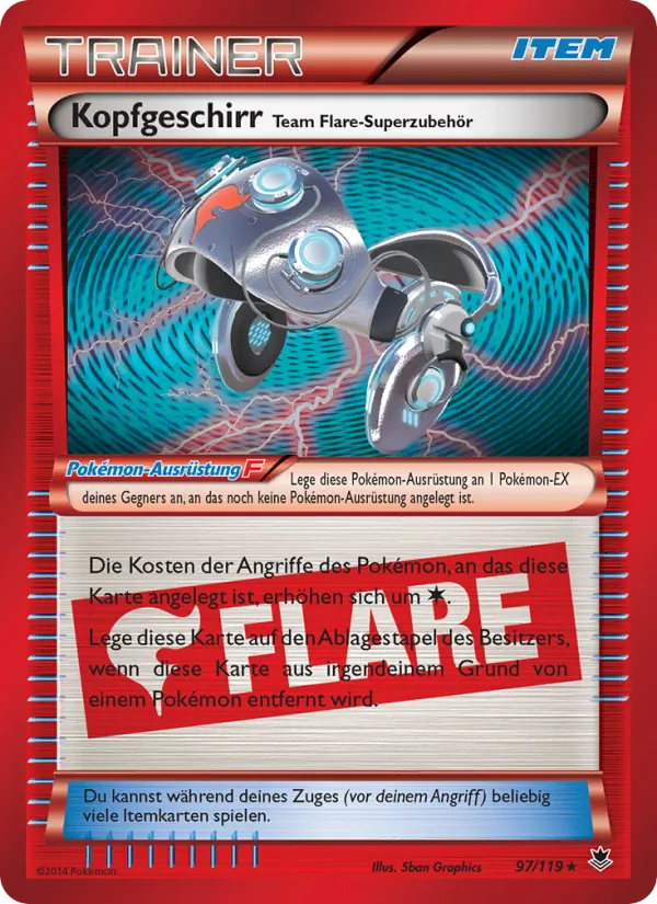 Kopfgeschirr Team Flare-Superzubehör Phantomkräfte 97/119