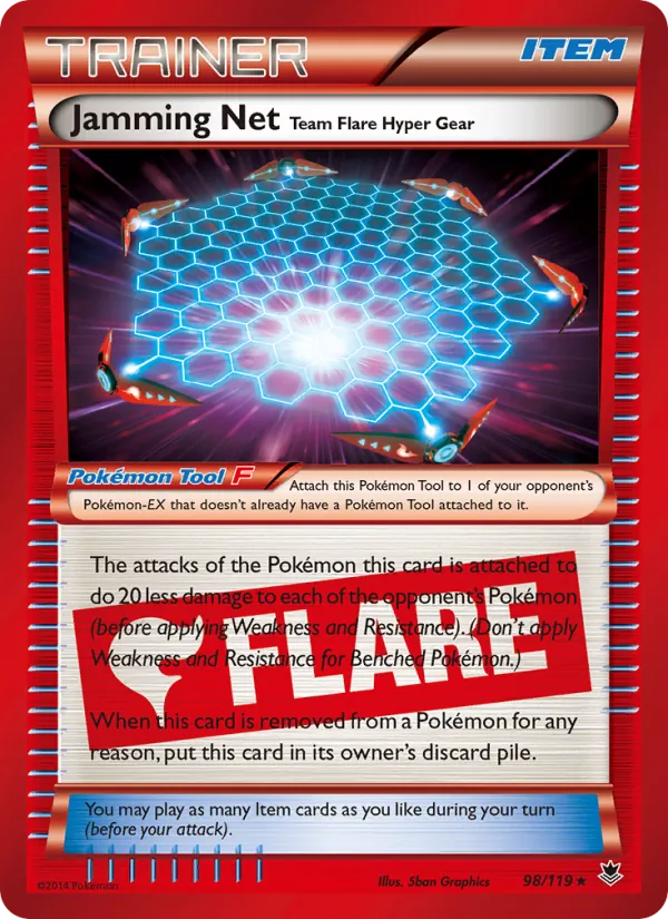 Jamming Net Team Flare Hyper Gear Phantom Forces 98/119