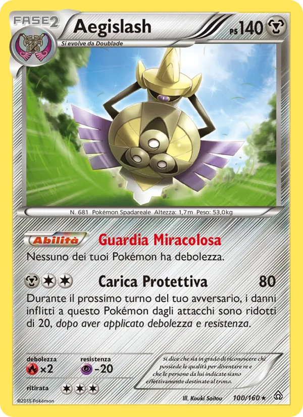 Aegislash Scontro Primordiale 100/160