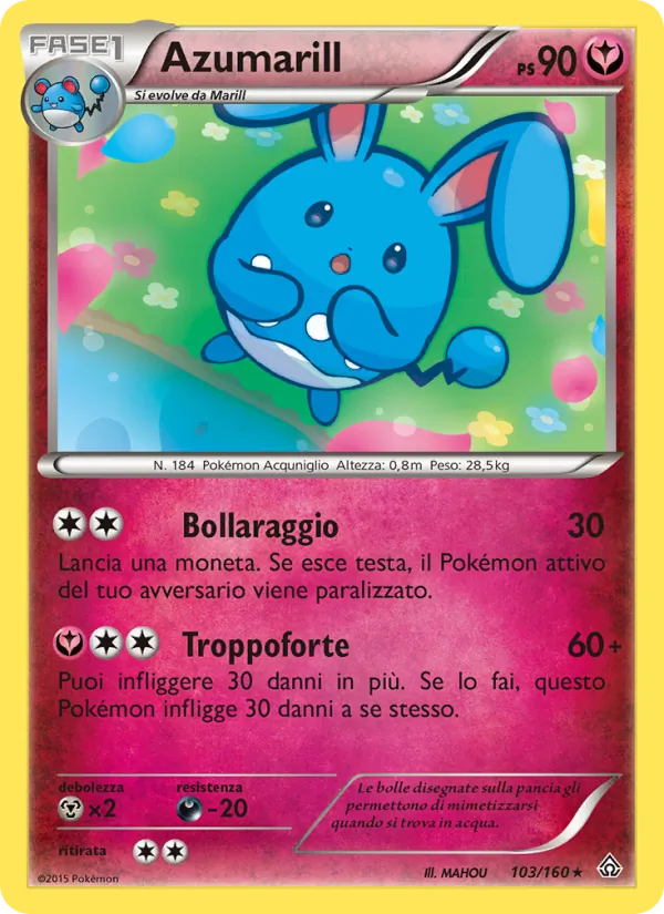 Azumarill Scontro Primordiale 103/160
