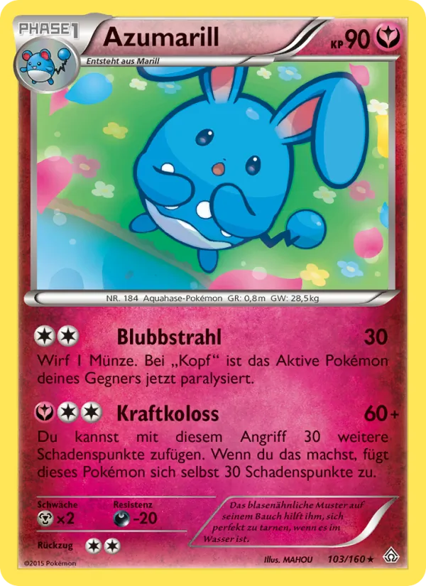 Azumarill Protoshock 103/160