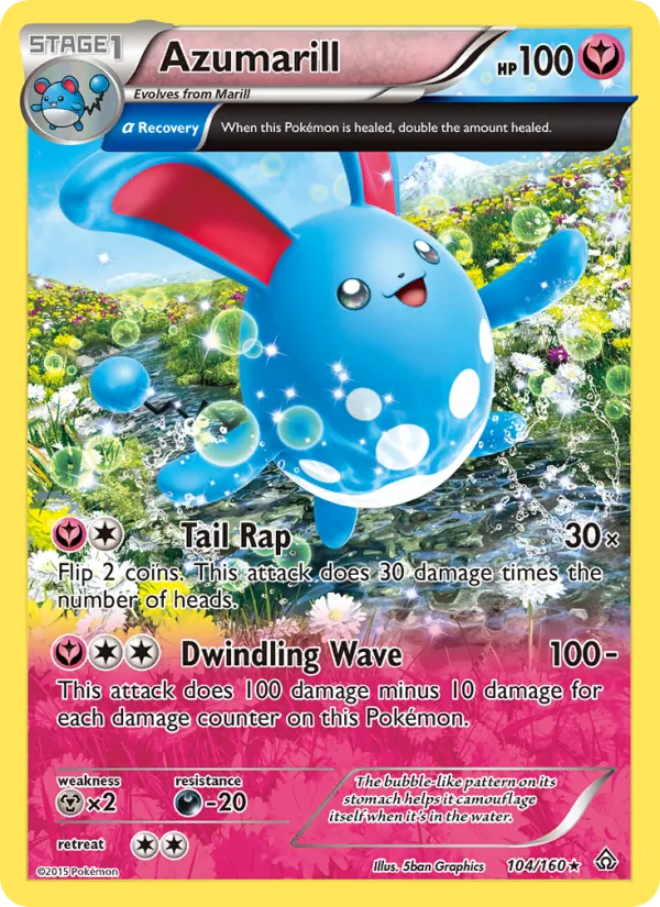 Azumarill Primal Clash 104/160