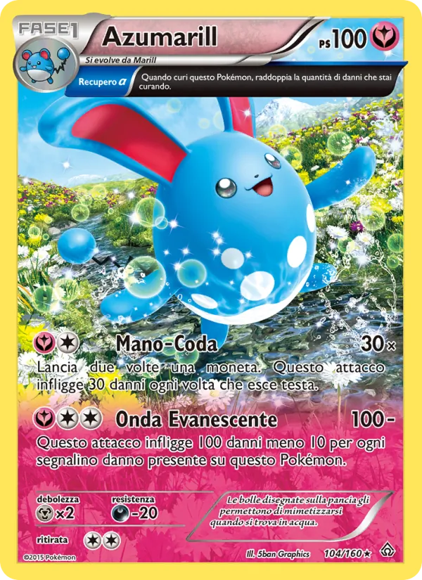 Azumarill Scontro Primordiale 104/160