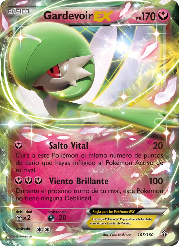 Gardevoir EX Duelos Primigenios 105/160