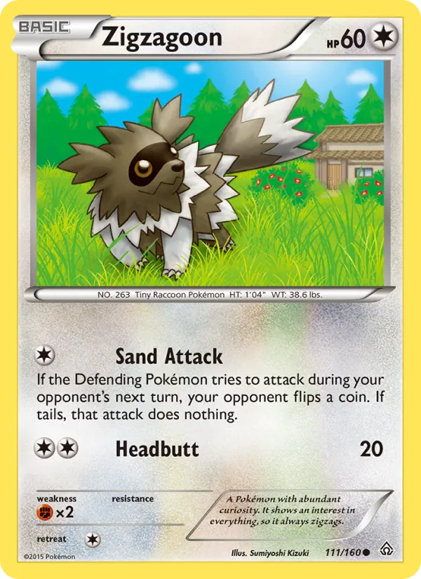 Zigzagoon Primal Clash 111/160