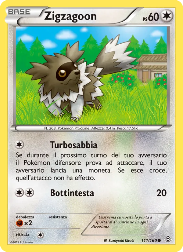 Zigzagoon Scontro Primordiale 111/160