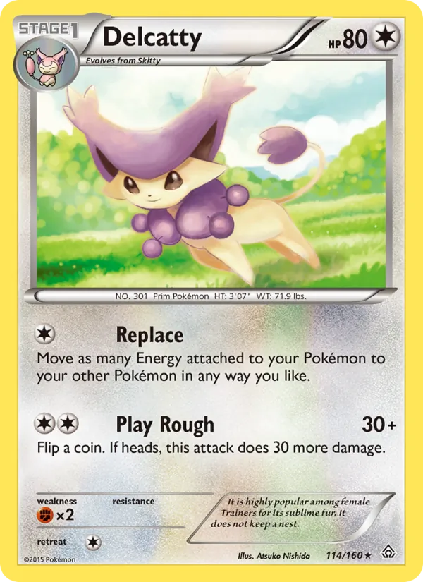 Delcatty Primal Clash 114/160