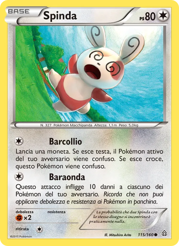 Spinda Scontro Primordiale 115/160