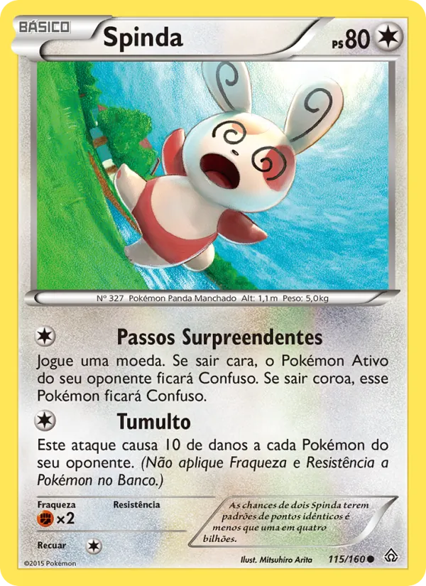 Spinda Conflito Primitivo 115/160