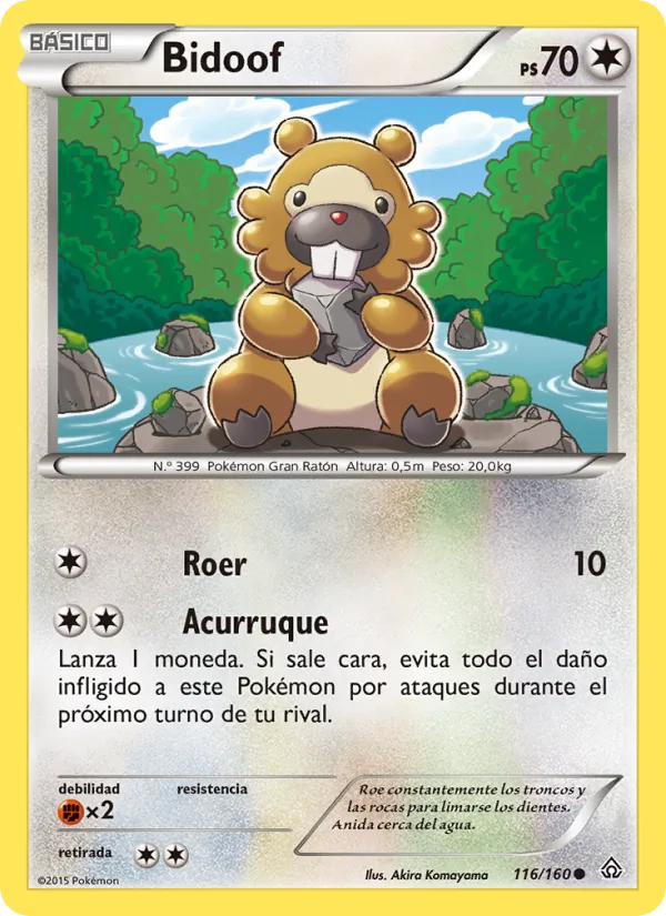 Bidoof Duelos Primigenios 116/160