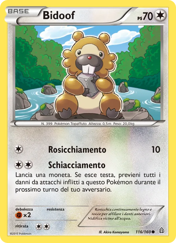 Bidoof Scontro Primordiale 116/160