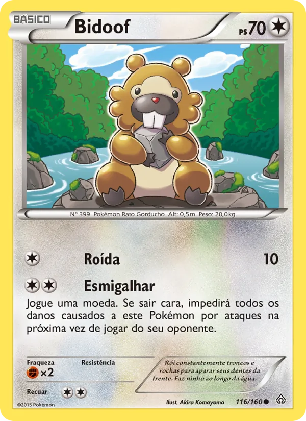 Bidoof Conflito Primitivo 116/160
