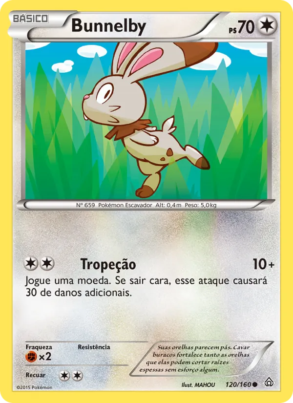 Bunnelby Conflito Primitivo 120/160