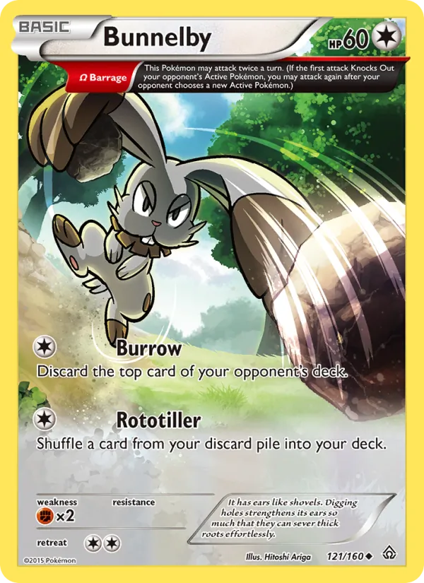 Bunnelby Primal Clash 121/160