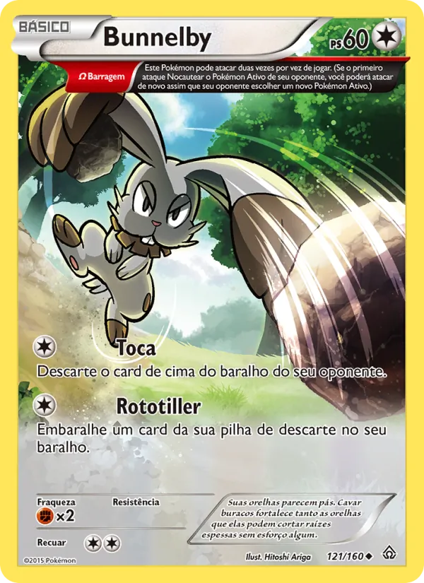 Bunnelby Conflito Primitivo 121/160