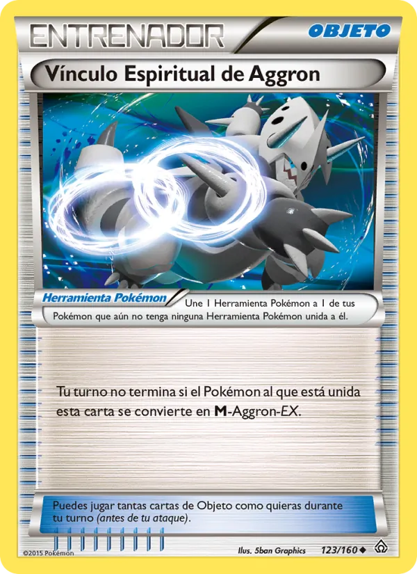 Vínculo Espiritual de Aggron Duelos Primigenios 123/160
