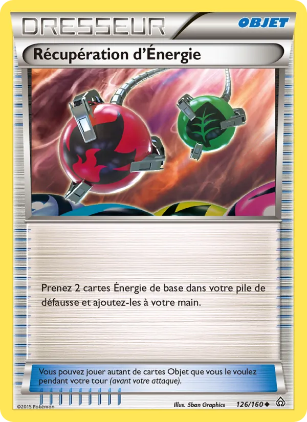Récupération d'Énergie Primo-Choc 126/160