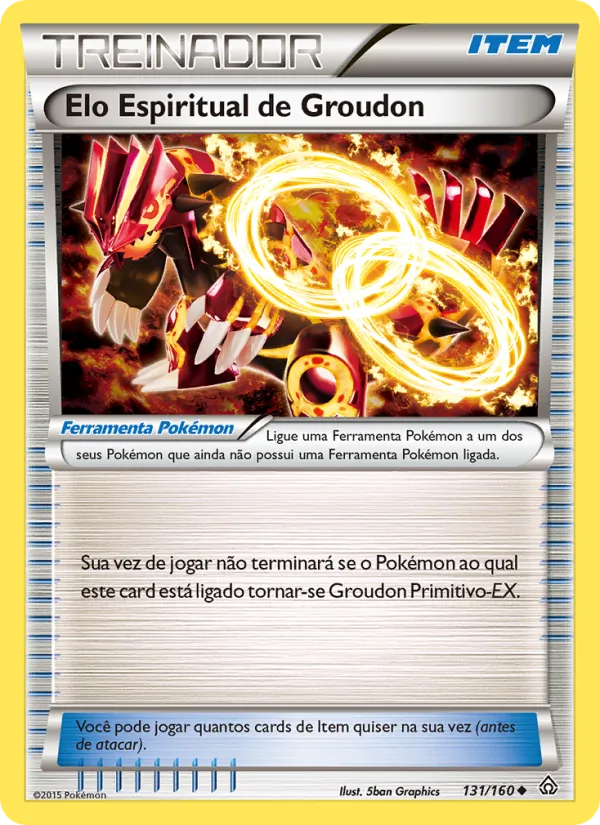 Elo Espiritual de Groudon Conflito Primitivo 131/160