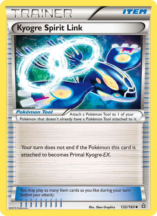 Kyogre Spirit Link Primal Clash 132/160