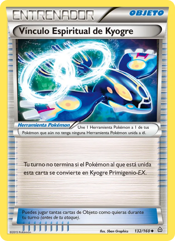 Vínculo Espiritual de Kyogre Duelos Primigenios 132/160