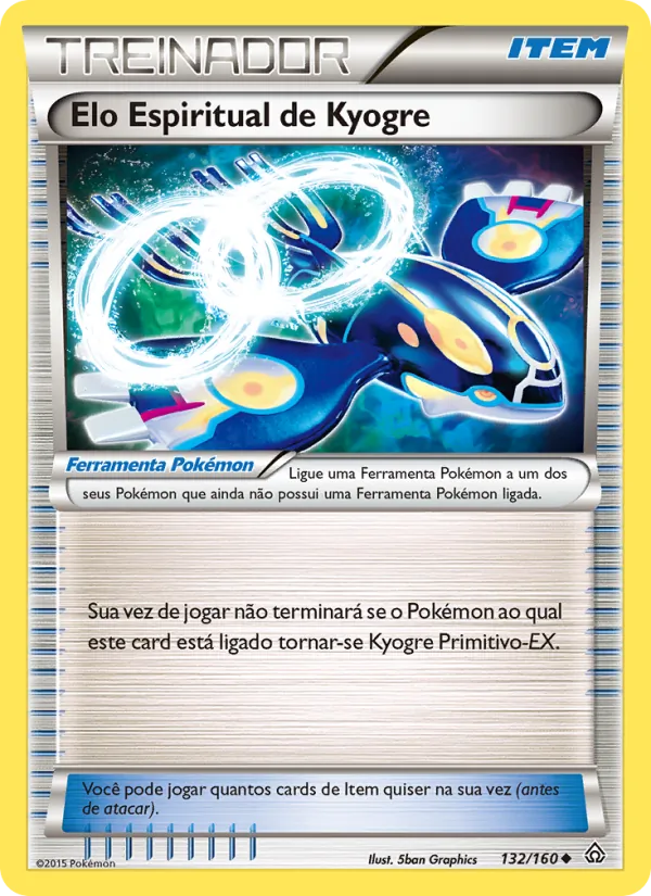Elo Espiritual de Kyogre Conflito Primitivo 132/160