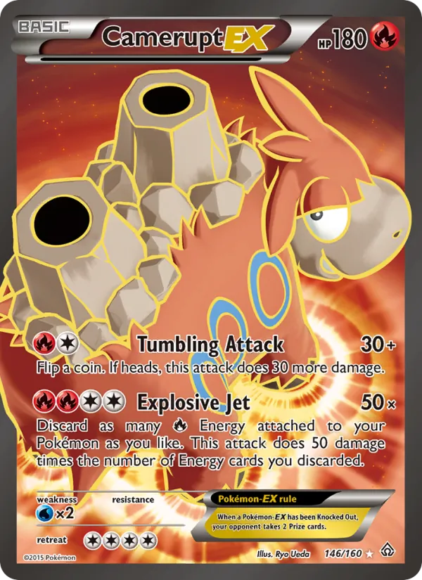Camerupt EX Primal Clash 146/160