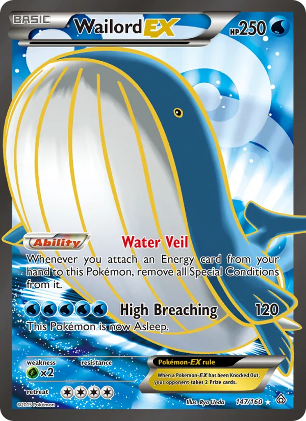 Wailord EX Primal Clash 147/160