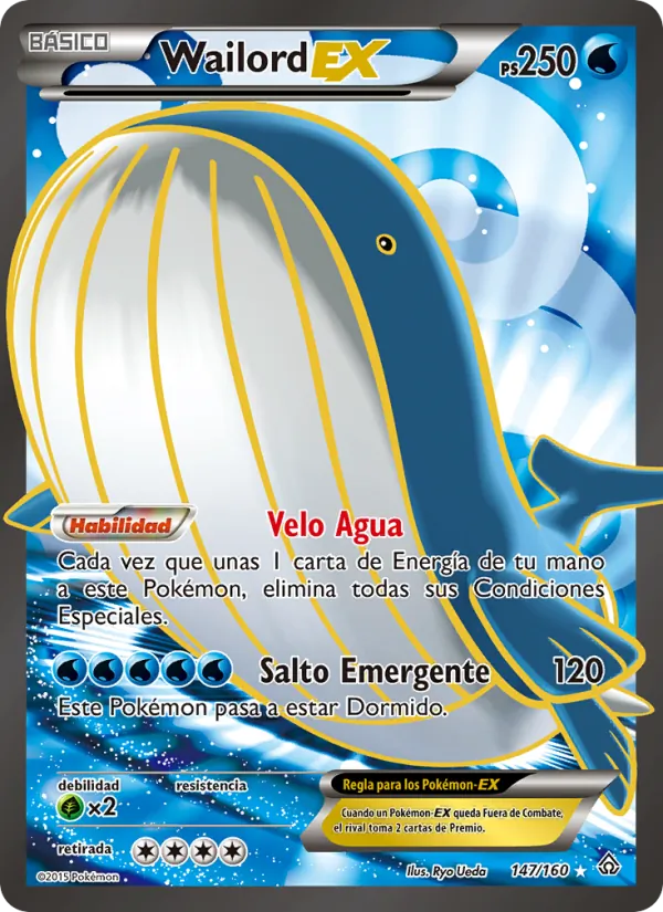Wailord EX Duelos Primigenios 147/160