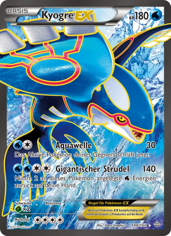 Kyogre EX Protoshock 148/160