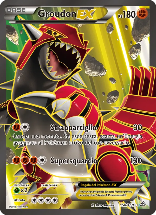 Groudon EX Scontro Primordiale 150/160