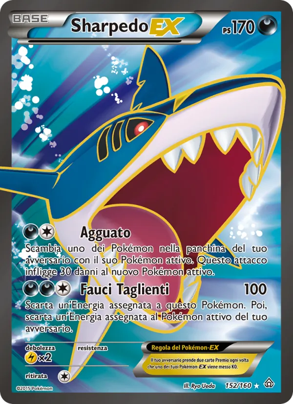 Sharpedo EX Scontro Primordiale 152/160
