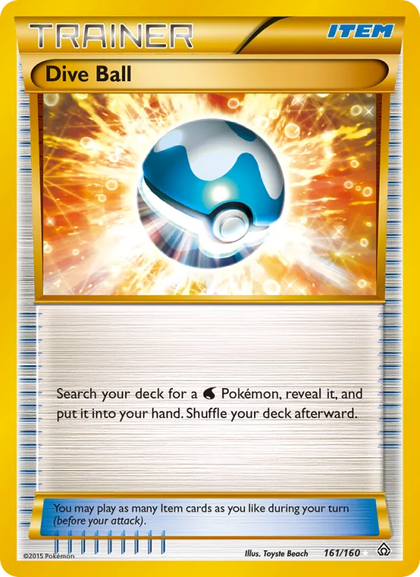 Dive Ball Primal Clash 161/160