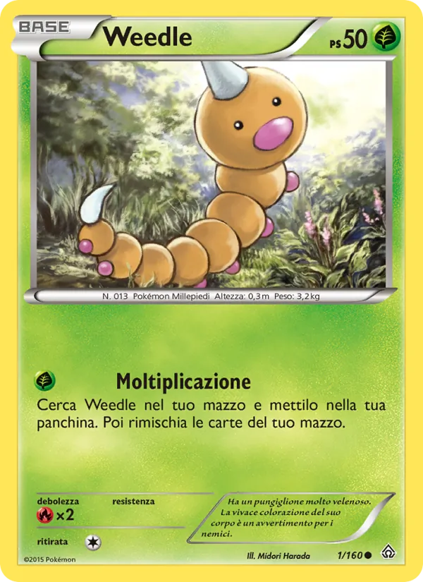 Weedle Scontro Primordiale 1/160
