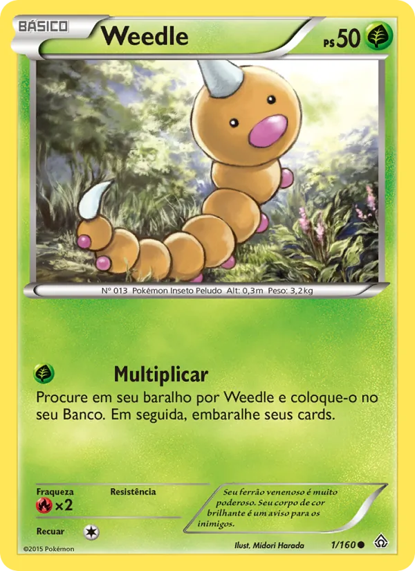 Weedle Conflito Primitivo 1/160