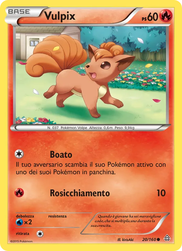 Vulpix Scontro Primordiale 20/160