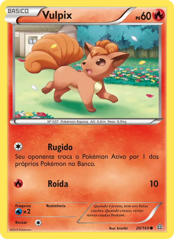 Vulpix Conflito Primitivo 20/160