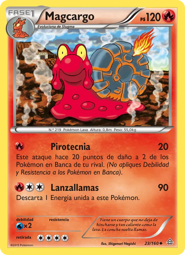 Magcargo Duelos Primigenios 23/160