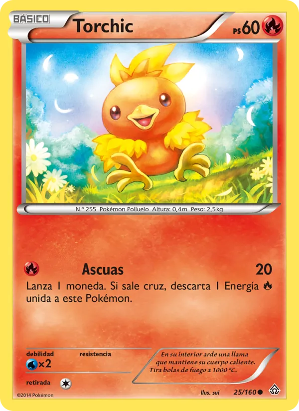 Torchic Duelos Primigenios 25/160