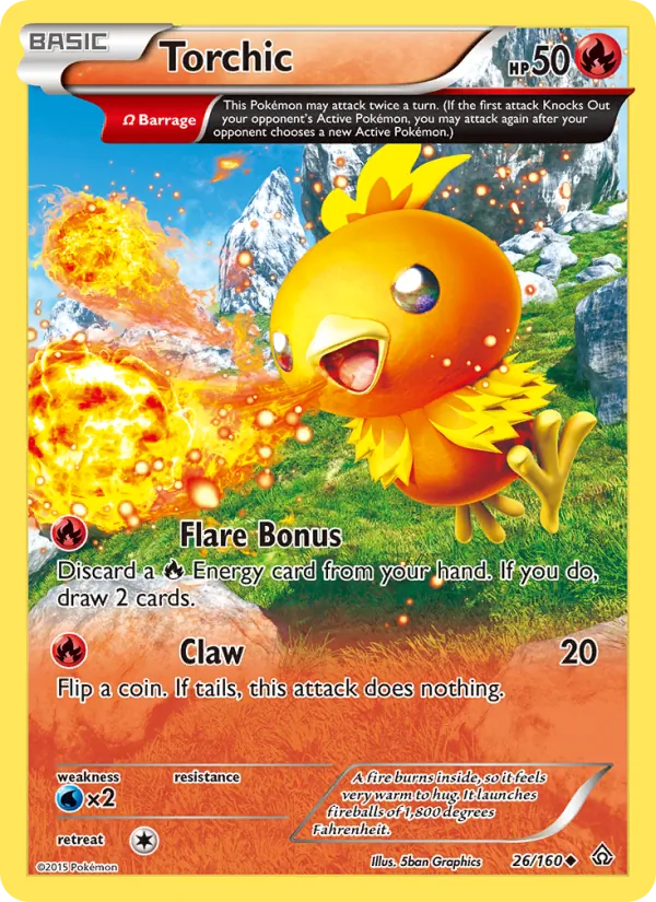 Torchic Primal Clash 26/160