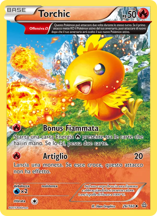 Torchic Scontro Primordiale 26/160