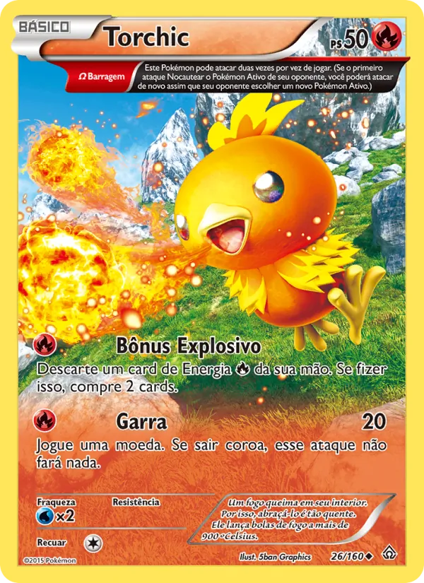 Torchic Conflito Primitivo 26/160