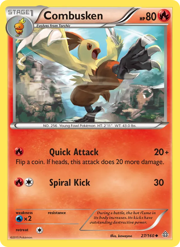 Combusken Primal Clash 27/160