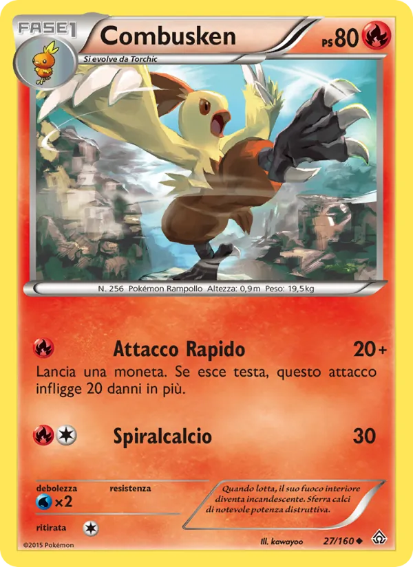 Combusken Scontro Primordiale 27/160