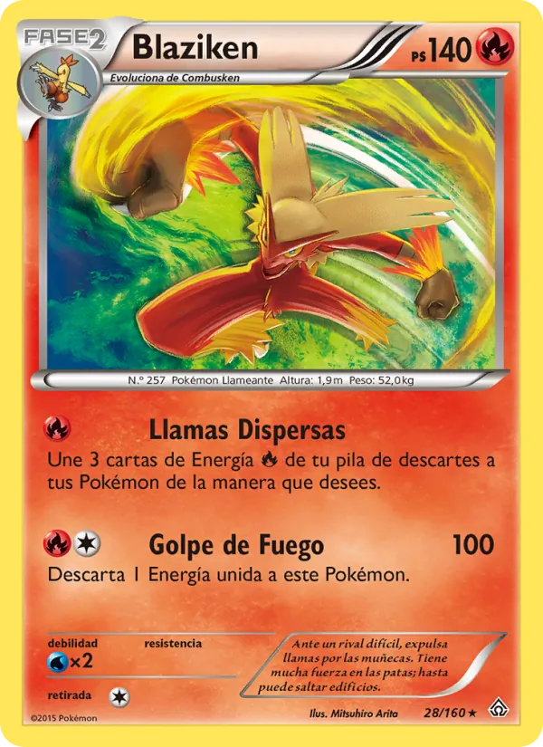 Blaziken Duelos Primigenios 28/160