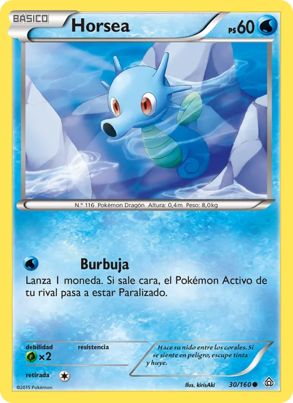 Horsea Duelos Primigenios 30/160