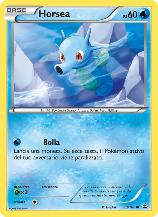 Horsea Scontro Primordiale 30/160