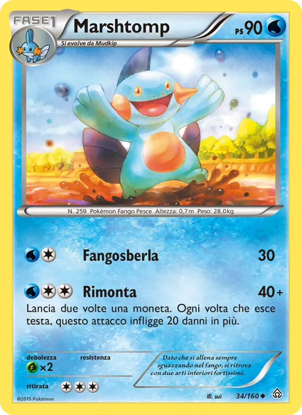 Marshtomp Scontro Primordiale 34/160