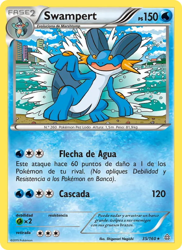 Swampert Duelos Primigenios 35/160