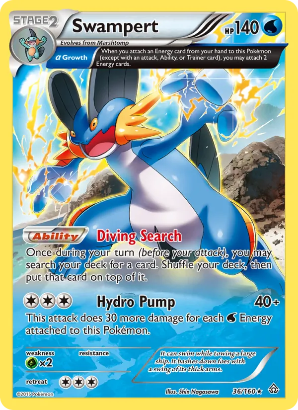 Swampert Primal Clash 36/160