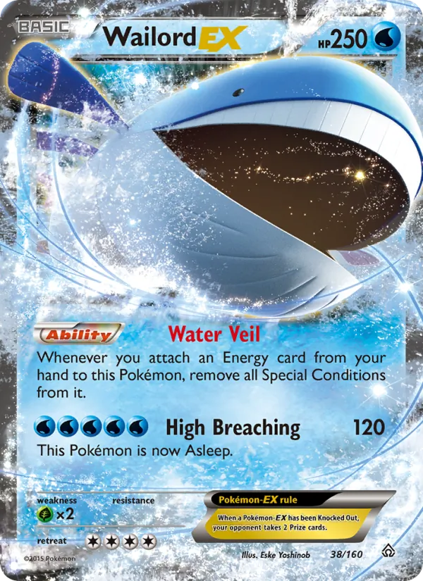 Wailord EX Primal Clash 38/160